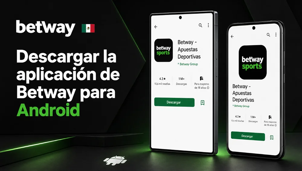 Página de descarga de Betway Sports para Android