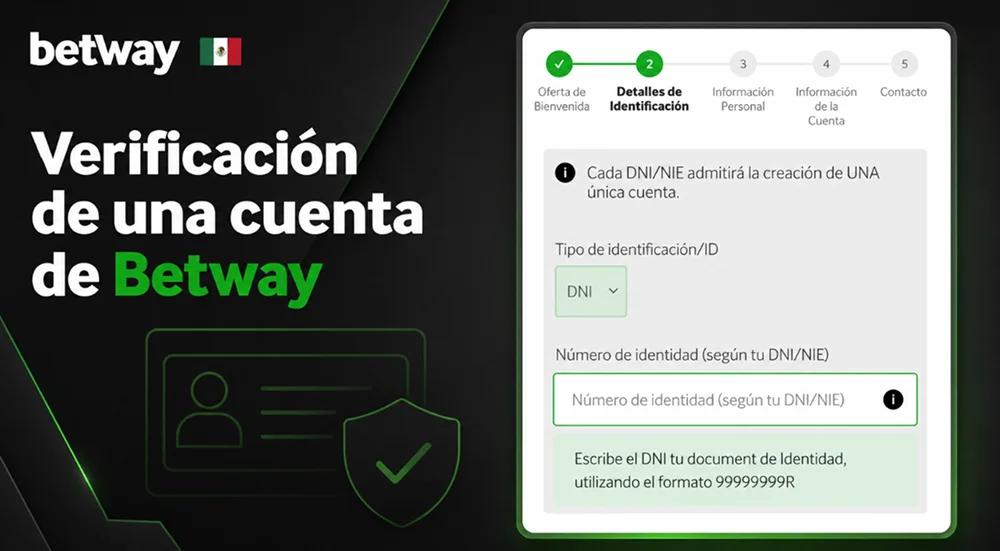 Formulario de identidad para verificar una cuenta